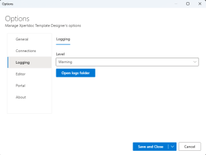 Options Logging