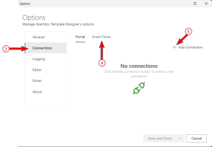 Adding a Smart Flows Connection